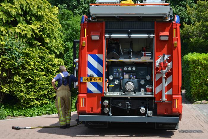 Brandweer doet onderzoek naar gaslekkage