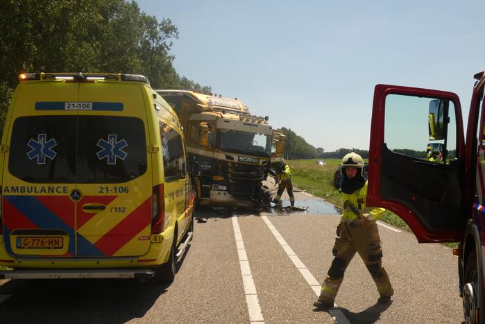 Persoon overleden bij ongeval met vrachtwagen