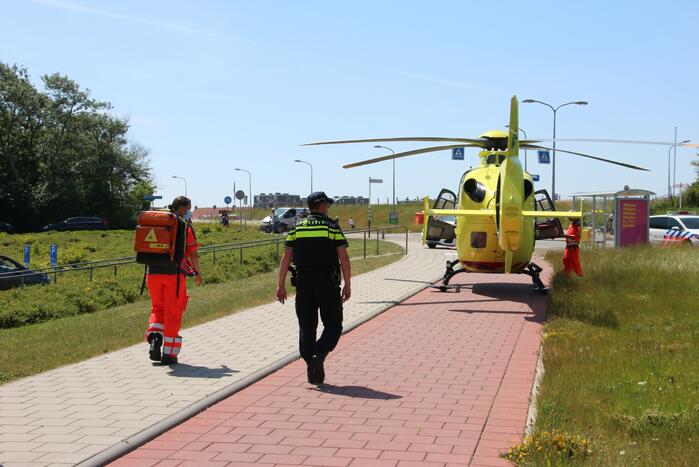 Persoon zwaargewond bij valpartij