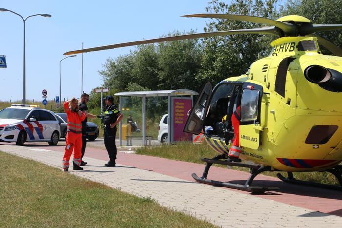 Persoon zwaargewond bij valpartij