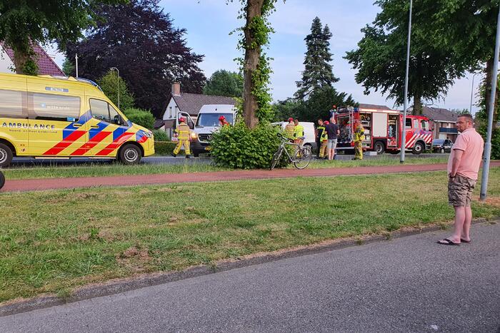 Zwaar ongeval tussen twee bestelbussen