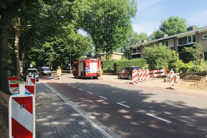 Gas en waterlekkage door werkzaamheden