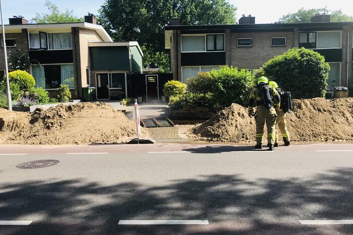 Gas en waterlekkage door werkzaamheden