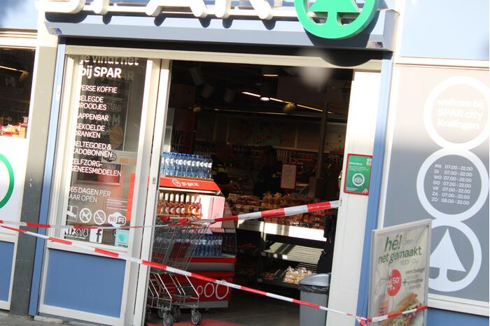 Gewapende overval op supermarkt