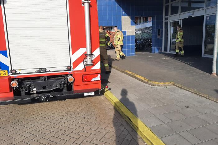 Gaslucht in berging van flat