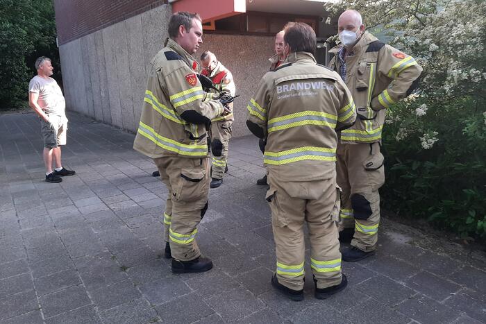 Gaslucht in berging van flat