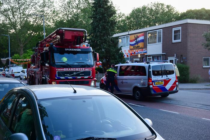 Onderzoek naar brandlucht in lift