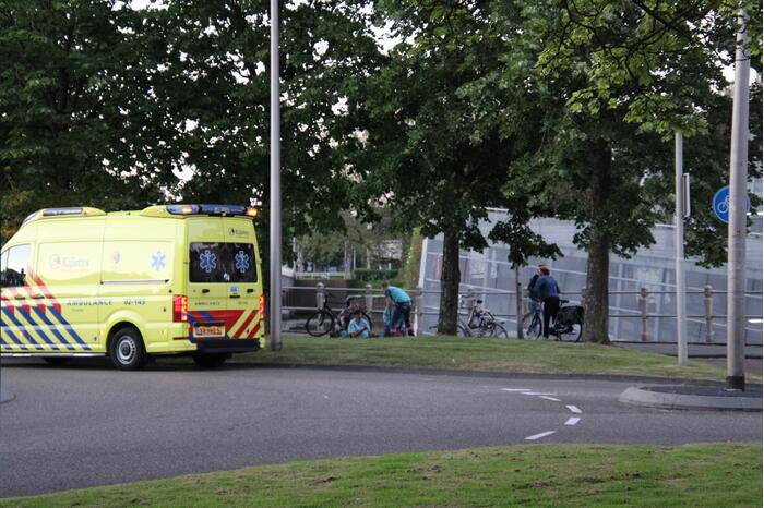 Fietser gewond na valpartij