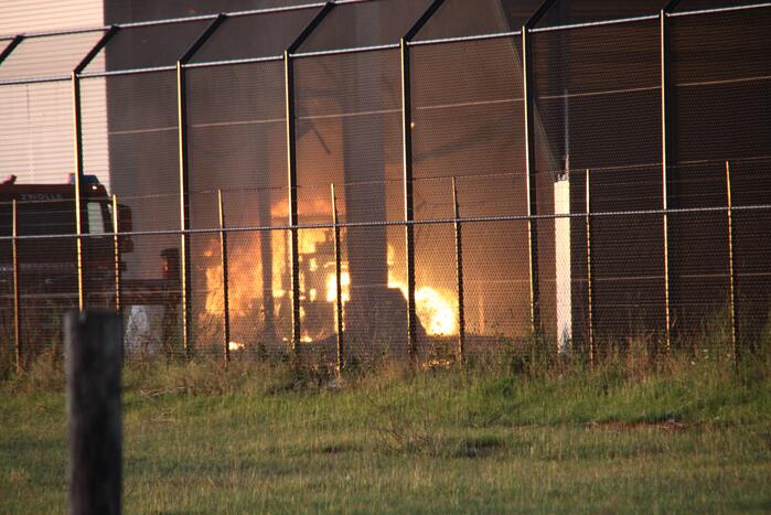 Zeer grote brand in recyclebedrijf