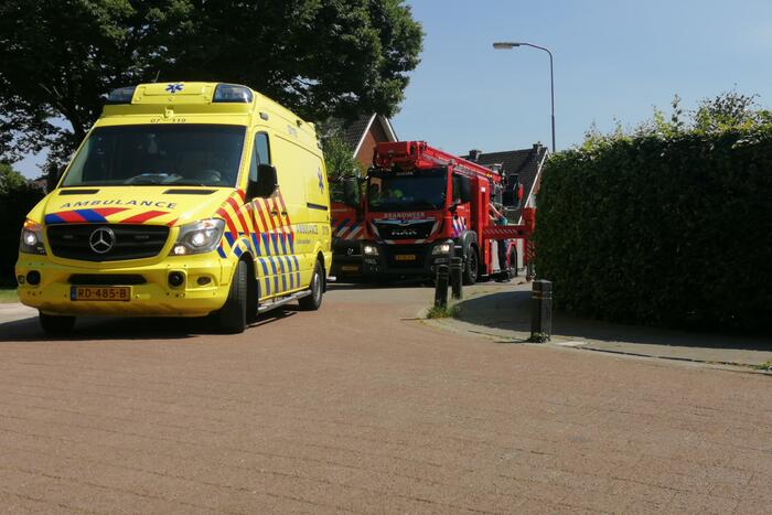 Traumahelikopter landt voor incident in woning
