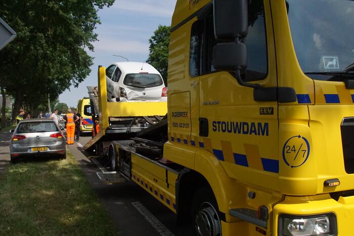 Schade bij kop-straartbotsing