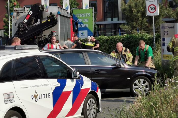 Doorgereden bestuurder aangehouden