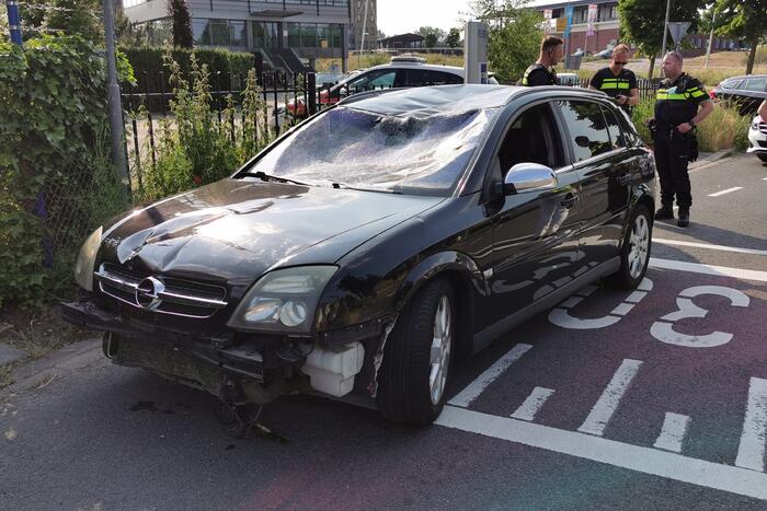 Doorgereden bestuurder aangehouden