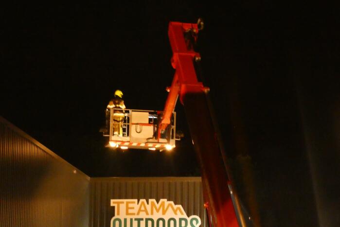 Grote brand in loods van Team outdoors