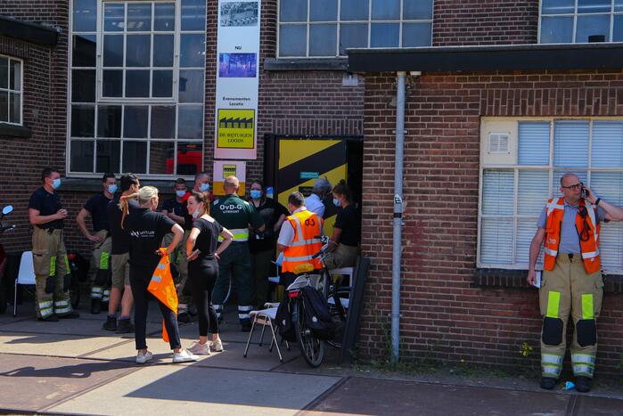 Hoge temperaturen GGD test- en vaccinatielocatie