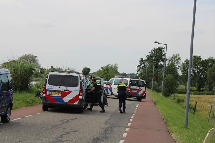 Fietser gewond door aanrijding met personenauto