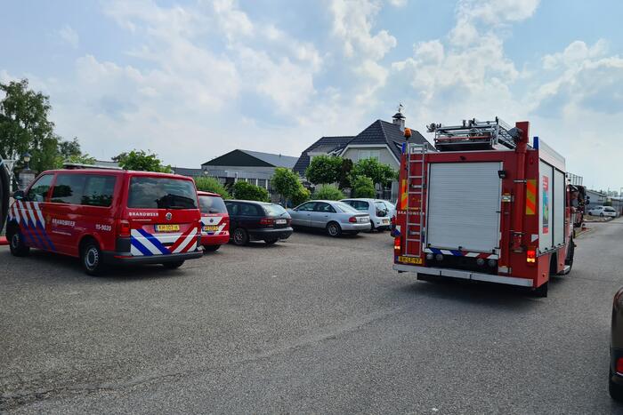Brand in stacaravan Park de Randstad
