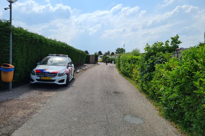 Brand in stacaravan Park de Randstad