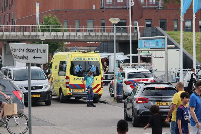 Albert Heijn ontruimd door brand in parkeergarage