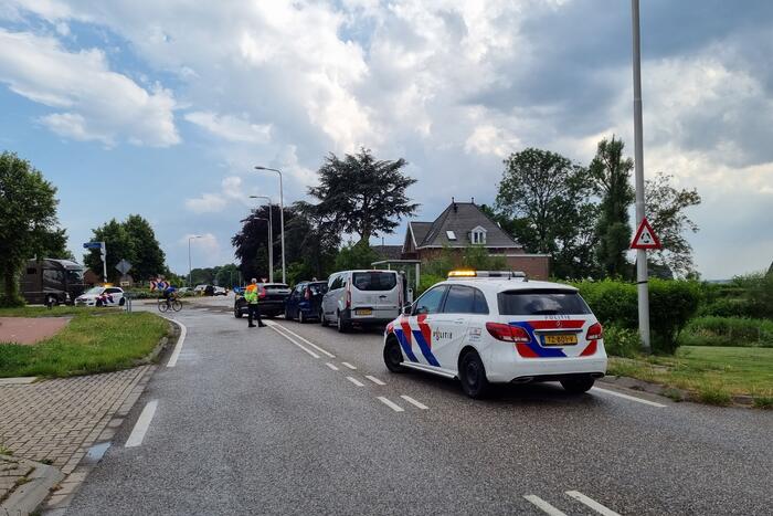 Vijf voertuigen betrokken bij kettingbotsing