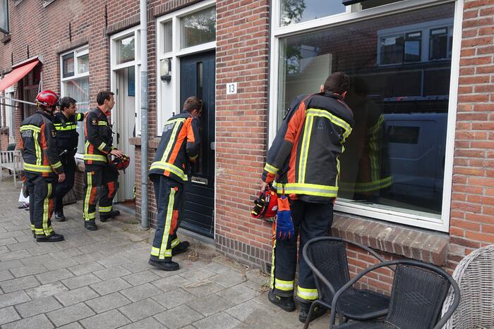Binnenmuur van woning ingestort