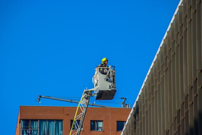Brand op zevende etage van gezondheidsinstelling