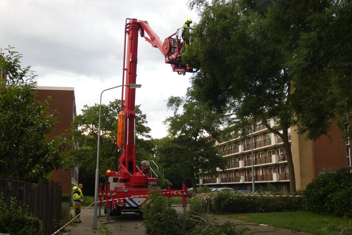 Brandweer handen vol aan stormschade