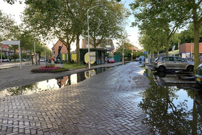 Veel wateroverlast door hevige neerslag