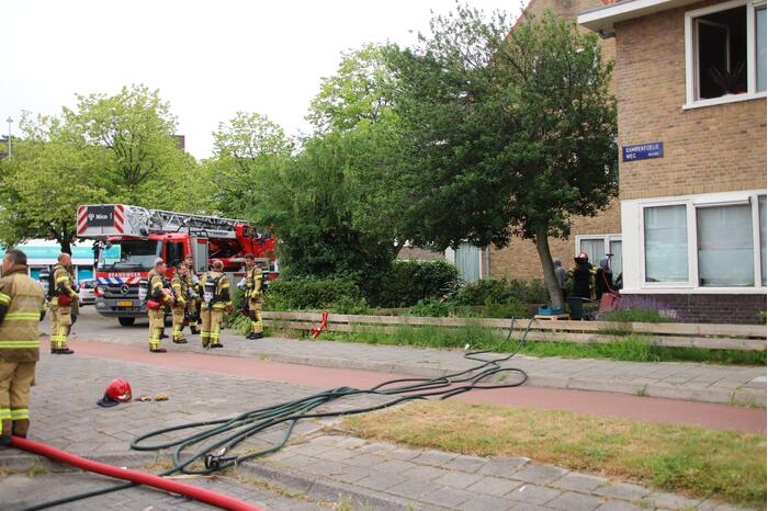 Brand in woning snel geblust