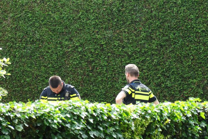 Persoon gewond door incident in garage