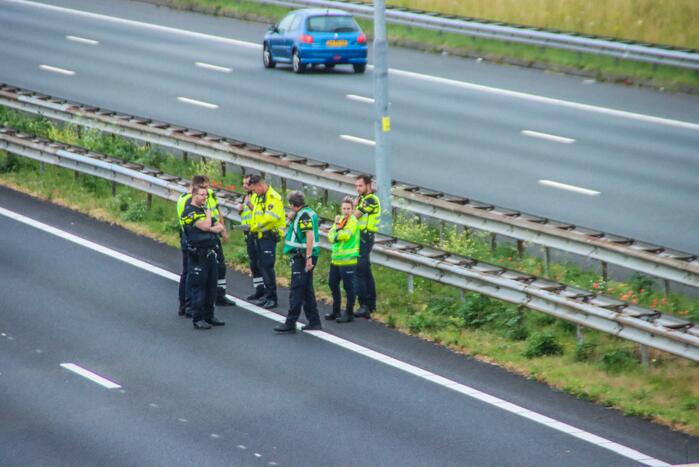 Motorrijder overleden bij ongeval op snelweg