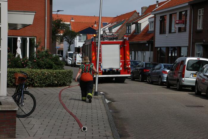 Parkeergarage en bergingen onder water