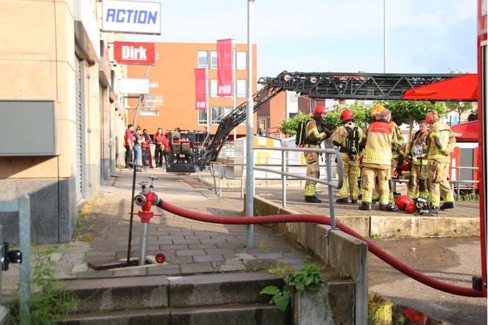 Lekkage in koelinstallatie van supermarkt