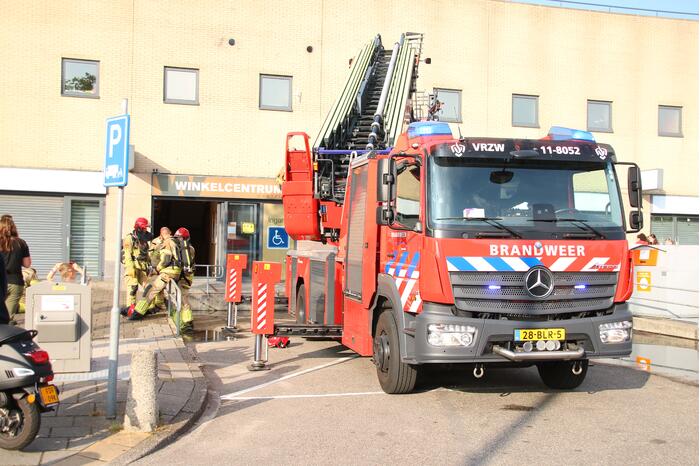 Lekkage in koelinstallatie van supermarkt