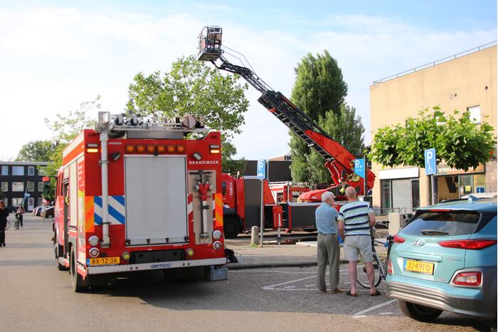 Lekkage in koelinstallatie van supermarkt