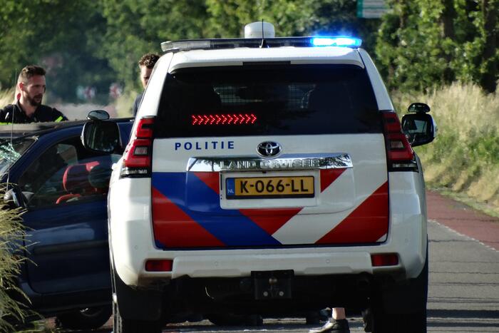 Vier gewonden na botsing tegen boom