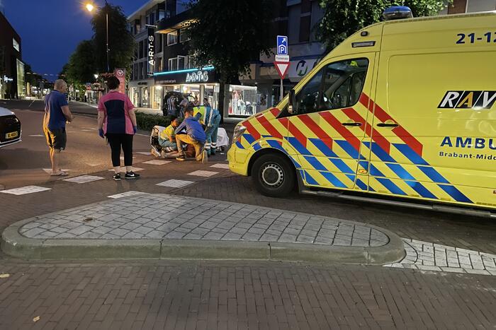 Fietser gewond bij aanrijding met auto