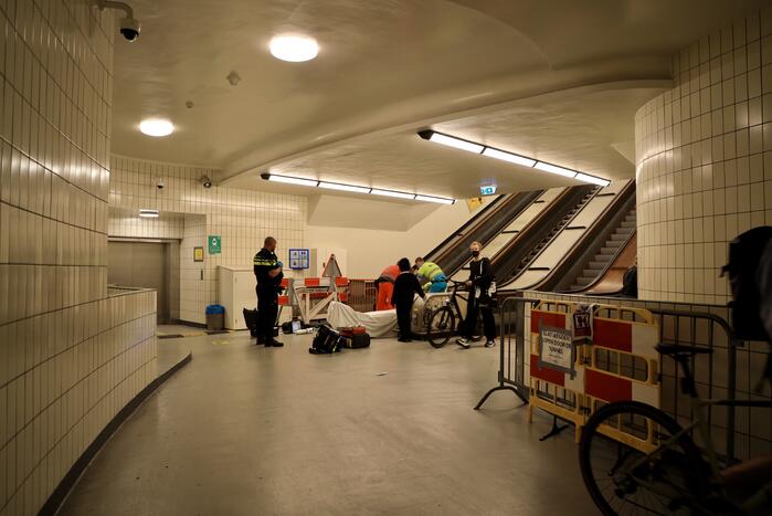 Persoon zwaargewond na incident in Maastunnel