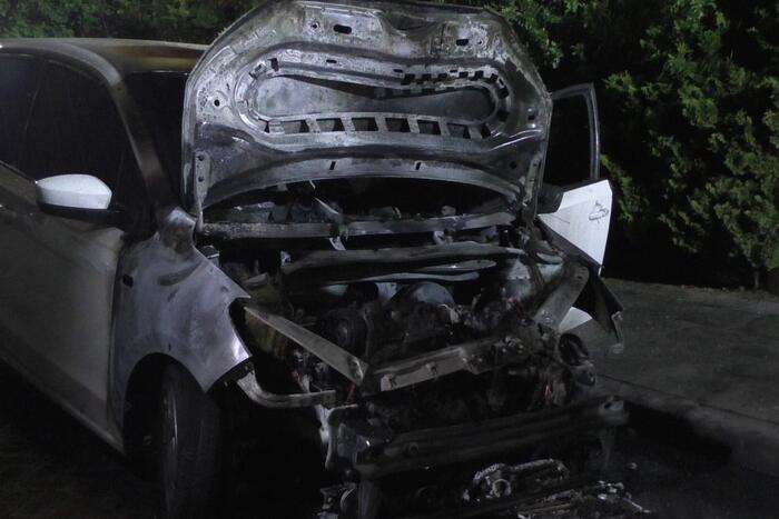 Twee auto's door brand verwoest