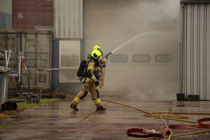 Brand bij schadehersteller Total Truck Care