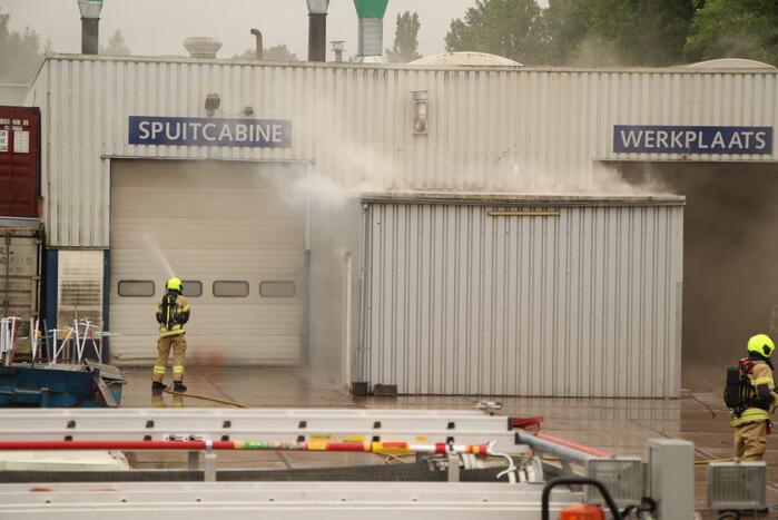 Brand bij schadehersteller Total Truck Care