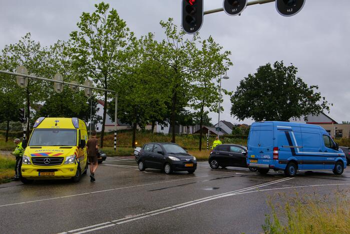 Schade bij aanrijding bij stoplicht