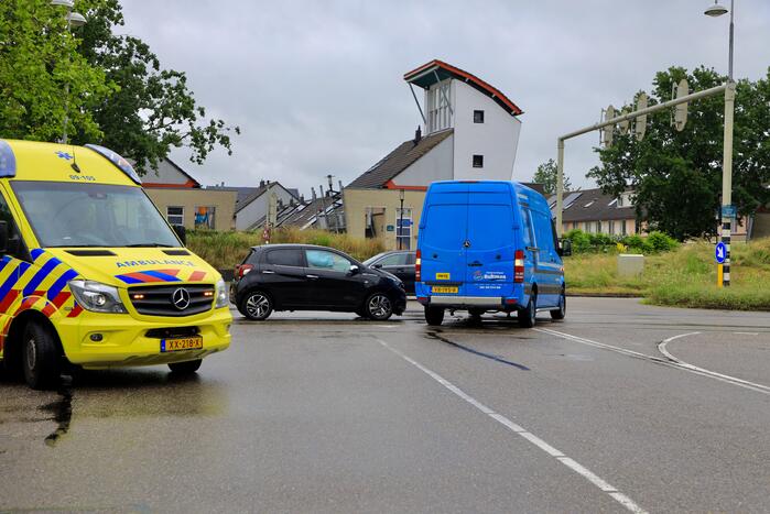 Schade bij aanrijding bij stoplicht