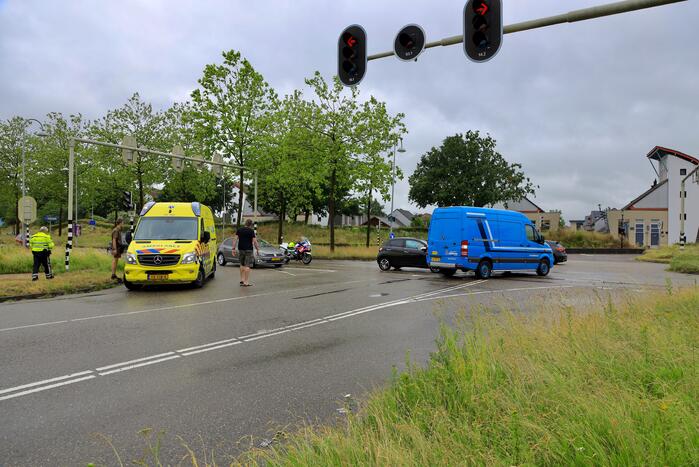 Schade bij aanrijding bij stoplicht