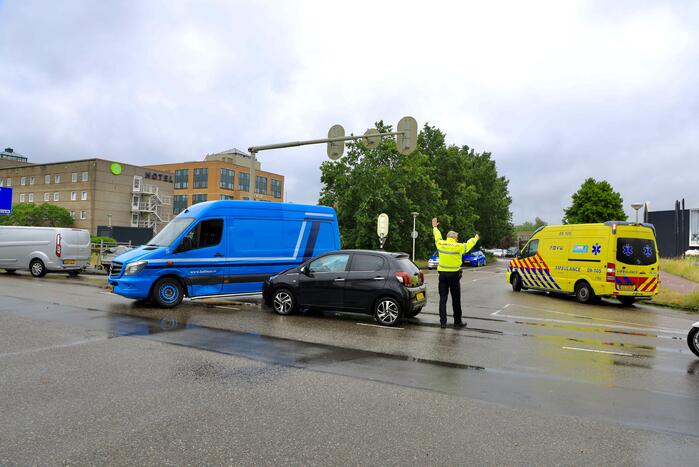 Schade bij aanrijding bij stoplicht