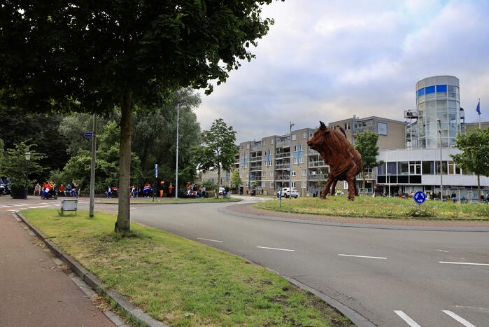 Oranjefans vieren opnieuw feest na derde EK zege