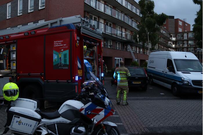 Grote brand in appartementencomplex