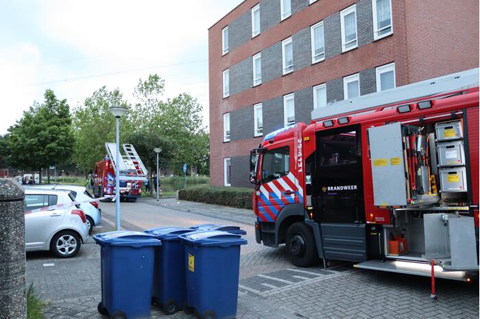 Grote brand in appartementencomplex
