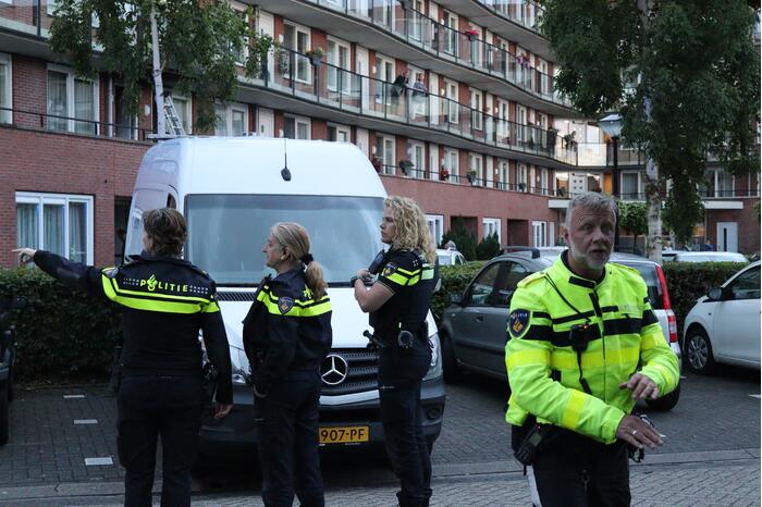 Grote brand in appartementencomplex