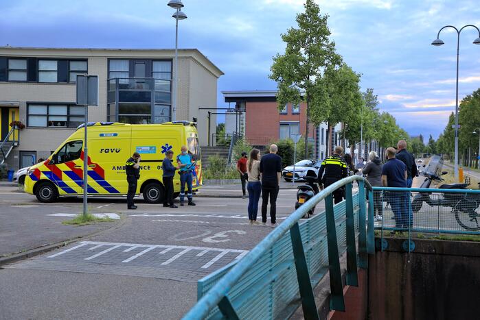 Brommerrijder gewond bij eenzijdig ongeval
